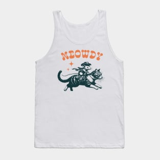 Meowdy Rodeo Cat and Mouse Tank Top